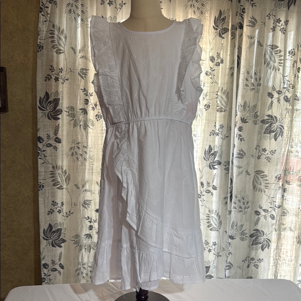 Wonder Nation Purple Asymmetrical Ruffled Sundress